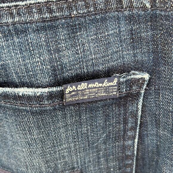 7 For All Mankind Women's Dark Wash High Waist Bootcut Jeans Size 27 - Picture 11 of 16